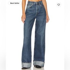 NWOT Agolde DAME high rise wide leg jean